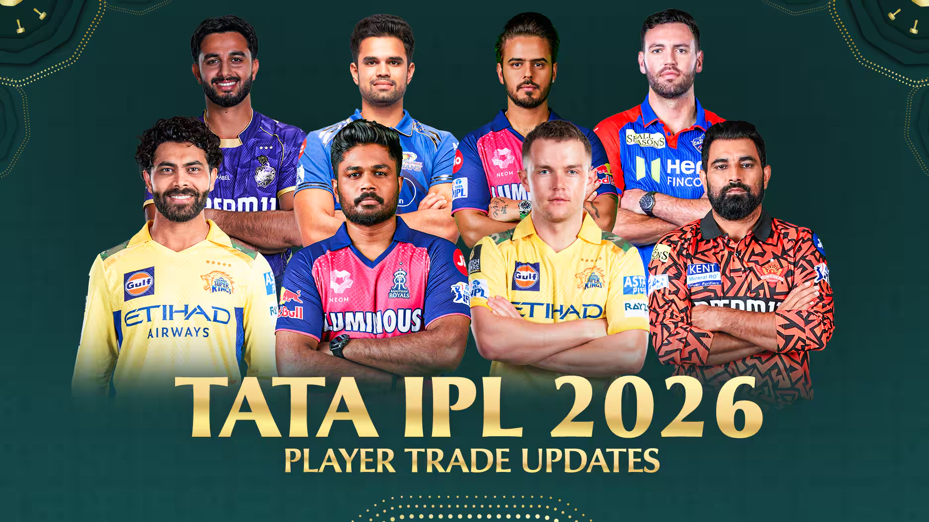 IPL 2026 all teams and captains - Bet on Icebook247
